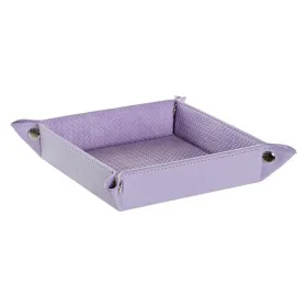 Vaciabolsillos DKD Home Decor Lila Romántico 20 x 20 x 4 cm de DKD Home Decor, Bandejas - Ref: S3021561, Precio: 6,44 €, Desc...