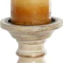 Candelabro DKD Home Decor Blanco Marrón Metal Plástico Madera de mango Floral Indio 12,5 x 12,5 x 31 cm de DKD Home Decor, Ca...