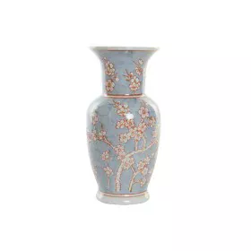 Vase DKD Home Decor 13 x 13 x 31 cm Porcelaine Bleu Orange Oriental de DKD Home Decor, Vases - Réf : S3021724, Prix : 26,51 €...