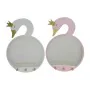 Specchio da parete DKD Home Decor Bianco Rosa chiaro Legno Per bambini 43 x 4 x 30 cm (2 Unità) di DKD Home Decor, Specchi da...