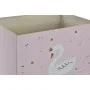 Decorative box DKD Home Decor Multicolour Natural Light Pink Wood Swan 39 x 26 x 31 cm by DKD Home Decor, Boxes - Ref: S30218...