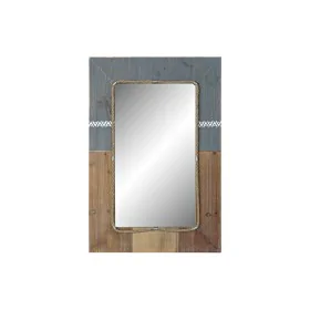 Wall mirror DKD Home Decor Blue White Fir (60 x 3.5 x 89.5 cm) by DKD Home Decor, Wall-Mounted Mirrors - Ref: S3021855, Price...