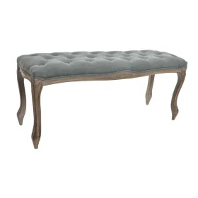 Banqueta DKD Home Decor Gris Natural Madera Poliéster Gris oscuro (112 x 36 x 48 cm) de DKD Home Decor, Sillas - Ref: S302193...