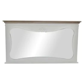 Espelho de parede DKD Home Decor Branco Madeira Natural 105 x 64 x 4,5 cm de DKD Home Decor, Espelhos de parede - Ref: S30219...