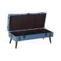 Bench DKD Home Decor Navy Blue Metal MDF Wood 102 x 42 x 40 cm by DKD Home Decor, Chairs - Ref: S3021975, Price: 133,51 €, Di...