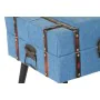 Banquette DKD Home Decor Blue marine Métal Bois MDF 102 x 42 x 40 cm de DKD Home Decor, Chaises - Réf : S3021975, Prix : 133,...