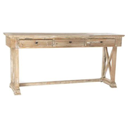 Consola DKD Home Decor MB-172724 184,5 x 48 x 86 cm Blanco Marrón claro Pino de DKD Home Decor, Mesas - Ref: S3022206, Precio...