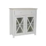 Caisson à Tiroirs DKD Home Decor S3022229 Blanc Naturel Verre Peuplier Cottage 80 x 40 x 85 cm de DKD Home Decor, Commodes - ...