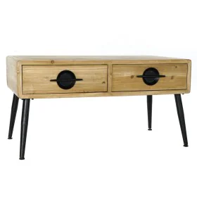 Mesa auxiliar DKD Home Decor Marrón Negro Metal Abeto 100 x 50 x 52,5 cm de DKD Home Decor, Mesas - Ref: S3022257, Precio: 15...