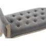 Bench DKD Home Decor Natural Dark grey Rubber wood Canvas 109 x 44,5 x 60 cm by DKD Home Decor, Chairs - Ref: S3022275, Price...