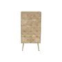 Cassettiera DKD Home Decor Marrone Chiaro Metallo Pino Legno di paulownia Naturale Moderno 45 x 35 x 93 cm di DKD Home Decor,...