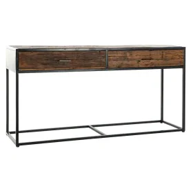 Consola DKD Home Decor 8424001772179 Negro Multicolor Natural Marrón oscuro Metal Madera Reciclada Madera de mango 150 x 43 x...