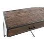 Console DKD Home Decor 8424001772179 Noir Multicouleur Naturel Brun foncé Métal Bois Recyclé Bois de manguier 150 x 43 x 77 c...