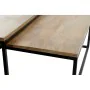 Conjunto de 2 mesas DKD Home Decor Castanho Preto 90 x 90 x 40 cm de DKD Home Decor, Jogos de móveis - Ref: S3022383, Preço: ...