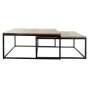 Set of 2 tables DKD Home Decor Brown Black 90 x 90 x 40 cm by DKD Home Decor, Tables - Ref: S3022383, Price: 287,53 €, Discou...