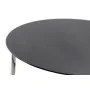 Table Basse DKD Home Decor Noir Argenté Verre Acier Plastique 100 x 100 x 45 cm de DKD Home Decor, Tables basses - Réf : S302...