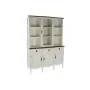 Suporte Expositor DKD Home Decor Branco Castanho Cristal Madeira de paulónia (138 x 45 x 199 cm) de DKD Home Decor, Suportes ...