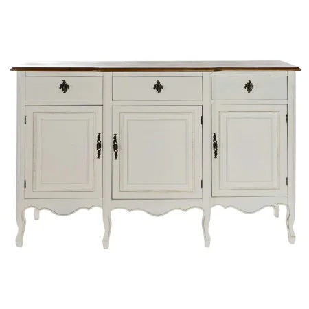 Credenza DKD Home Decor 140 x 45 x 90 cm Marrone Bianco Marrone scuro Legno di paulownia di DKD Home Decor, Credenze e buffet...