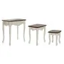 Jeu de 3 tables DKD Home Decor Blanc Marron 60 x 40 x 66 cm de DKD Home Decor, Tables - Réf : S3022434, Prix : 203,91 €, Remi...