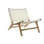 Sillón DKD Home Decor Blanco PVC Teca (65 x 80 x 68 cm) de DKD Home Decor, Accesorios de sillas y sofás - Ref: S3022449, Prec...