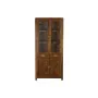 Présentoir DKD Home Decor 85 x 42 x 190 cm Verre Doré Marron Acacia de DKD Home Decor, Casiers et présentoirs - Réf : S302253...