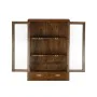 Présentoir DKD Home Decor 85 x 42 x 190 cm Verre Doré Marron Acacia de DKD Home Decor, Casiers et présentoirs - Réf : S302253...