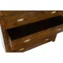 Cassettiera DKD Home Decor Marrone Dorato Acacia Naturale Coloniale 110 x 40,5 x 110 cm di DKD Home Decor, Comò e cassettiere...