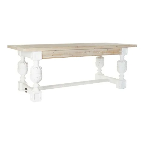 Table de Salle à Manger DKD Home Decor Bois Sapin Bois MDF 200 x 90 x 77 cm de DKD Home Decor, Tables de jardin - Réf : S3022...