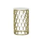 Mesa auxiliar DKD Home Decor 30,5 x 30,5 x 50 cm Dorado Blanco Plástico Mármol Hierro de DKD Home Decor, Mesas - Ref: S302262...