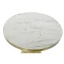 Mesa de apoio DKD Home Decor 60 x 60 x 58 cm Dourado Madeira Branco Mármore Ferro de DKD Home Decor, Jogos de móveis - Ref: S...