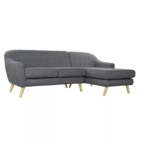 Dreisitzer-Sofa DKD Home Decor 8424001799442 Grau Bunt natürlich Holz Kautschukholz Scandi 230 x 144 x 84 cm von DKD Home Dec...