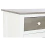 Schubladenschrank DKD Home Decor Weiß Grau Kristall Pappel Cottage 80 x 40 x 85 cm von DKD Home Decor, Kommoden & Sideboards ...