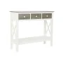 Console DKD Home Decor S3022705 Blanc Gris Peuplier 100 x 32 x 85 cm de DKD Home Decor, Tables - Réf : S3022705, Prix : 144,1...