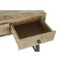 Console DKD Home Decor 130 x 40 x 89 cm Natural Black Metal Mango wood by DKD Home Decor, Tables - Ref: S3022714, Price: 326,...