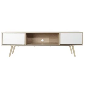 Mobile TV DKD Home Decor Bianco Metallo Legno MDF (160 x 40 x 50 cm) di DKD Home Decor, Tavoli e porta TV - Rif: S3022880, Pr...