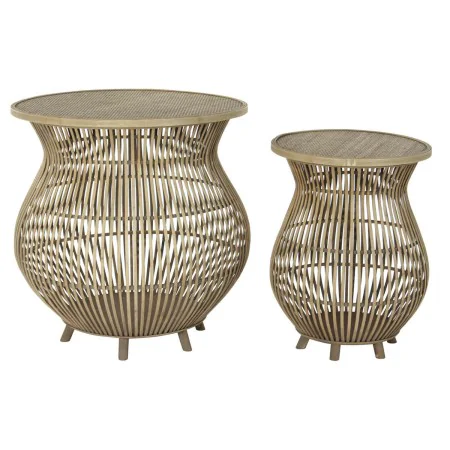 Side table DKD Home Decor Natural 61 x 61 x 64 cm by DKD Home Decor, Tables - Ref: S3022928, Price: 204,57 €, Discount: %