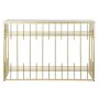 Consola DKD Home Decor Cristal Preto Dourado Metal 120 x 40 x 81 cm de DKD Home Decor, Jogos de móveis - Ref: S3022943, Preço...