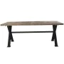 Mesa de Comedor DKD Home Decor Metal Hierro Madera Reciclada 200 x 100 x 78 cm de DKD Home Decor, Mesas de comedor - Ref: S30...