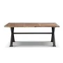 Table de Salle à Manger DKD Home Decor Métal Fer Bois Recyclé 200 x 100 x 78 cm de DKD Home Decor, Tables de jardin - Réf : S...