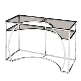 Console DKD Home Decor Argent Verre Acier (120 x 50 x 75 cm) de DKD Home Decor, Tables - Réf : S3023044, Prix : 399,99 €, Rem...