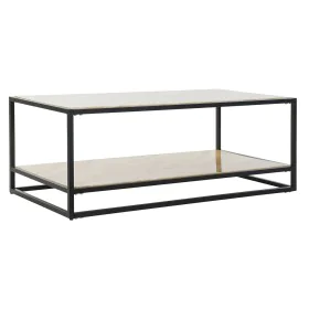 Mesa de apoio DKD Home Decor Aço Prata Madeira MDF (120 x 60 x 45 cm) de DKD Home Decor, Jogos de móveis - Ref: S3023049, Pre...