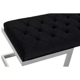 Banqueta DKD Home Decor Negro Poliéster Acero (140 x 40 x 40 cm) de DKD Home Decor, Sillas - Ref: S3023050, Precio: 306,23 €,...