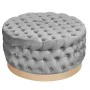 Repose-pied DKD Home Decor Gris Polyester Bois MDF (78 x 78 x 40 cm) de DKD Home Decor, Poufs et repose-pieds - Réf : S302306...