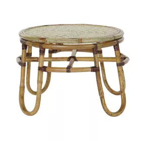 Mesa de apoio DKD Home Decor Bambu Rotim (60 x 60 x 42 cm) de DKD Home Decor, Jogos de móveis - Ref: S3023099, Preço: 98,75 €...