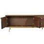 Mueble de TV DKD Home Decor Marrón Negro Acacia (130 x 42 x 49 cm) de DKD Home Decor, Mesas y soportes para TV - Ref: S302310...