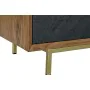 Mueble de TV DKD Home Decor Marrón Negro Acacia (130 x 42 x 49 cm) de DKD Home Decor, Mesas y soportes para TV - Ref: S302310...