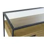 Consola DKD Home Decor 8424001831234 Negro Multicolor Marrón claro Metal Cristal Abeto 120 x 40 x 76 cm de DKD Home Decor, Me...