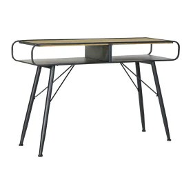 Console DKD Home Decor Black Metal Fir Light brown (120 x 38 x 78 cm) by DKD Home Decor, Tables - Ref: S3023164, Price: 270,7...