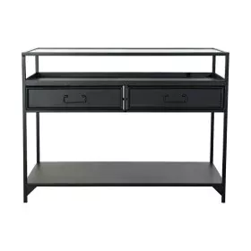 Console DKD Home Decor 8424001831364 Noir Multicouleur Métal Verre 100 x 40 x 76 cm de DKD Home Decor, Tables - Réf : S302317...