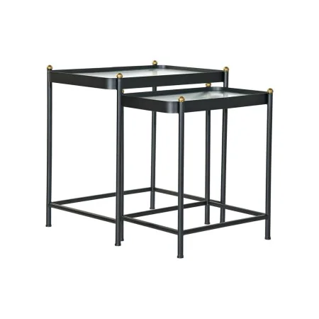 Beistelltisch DKD Home Decor Schwarz Metall Kristall (2 pcs) von DKD Home Decor, Tische - Ref: S3023175, Preis: 200,22 €, Rab...